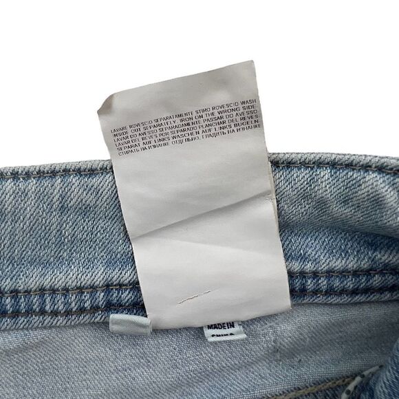 Pre-loved AJ Armani Jeans Women Washed Denim Jeans Straight Leg Pants US 26 - Picture 9 of 13